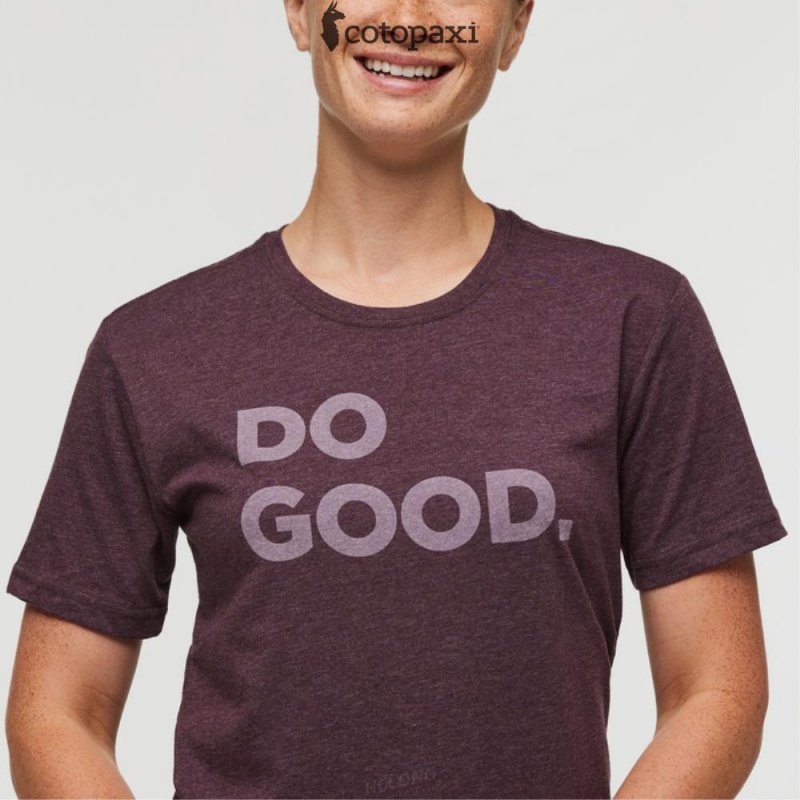 Cotopaxi Do Good T-Shirt Wine | NJ95-Z9-IJ