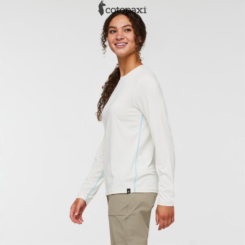 Cotopaxi Fino Long-Sleeve Tech Tee Bone | NY49-T5-LM