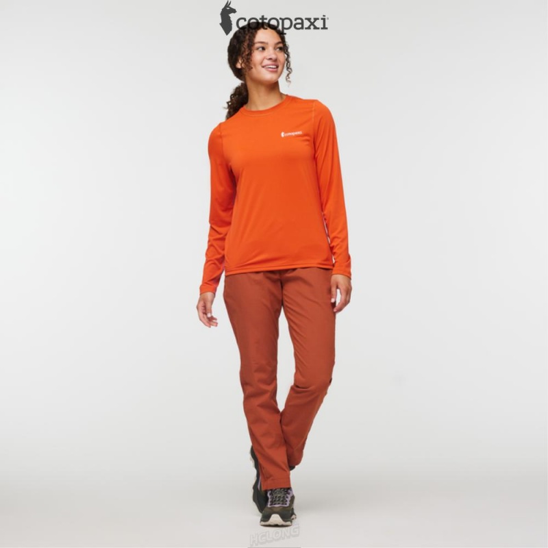 Cotopaxi Fino Long-Sleeve Tech Tee Canyon | YE08-A6-JR