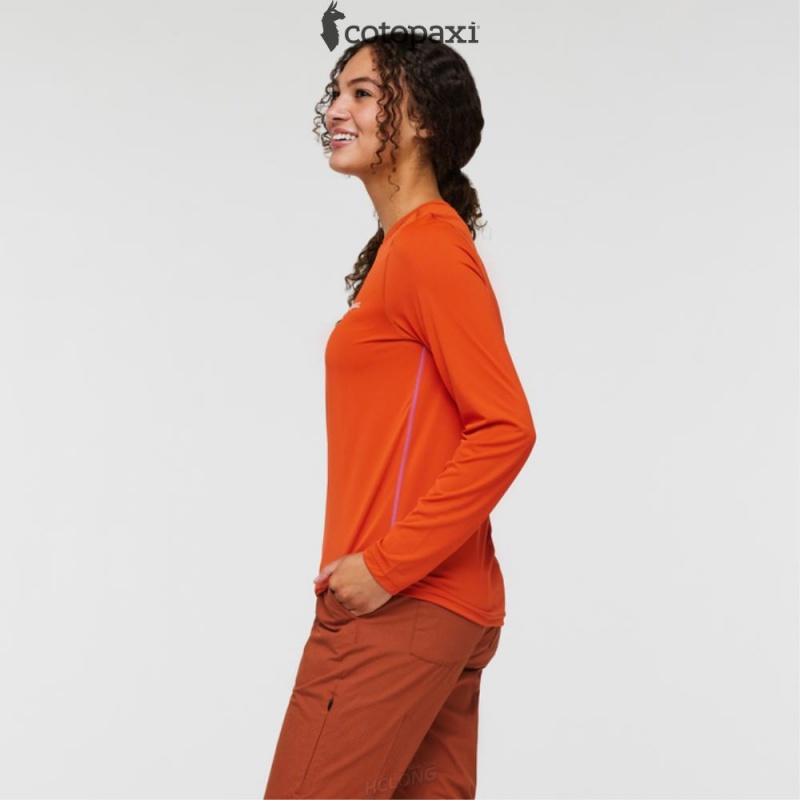 Cotopaxi Fino Long-Sleeve Tech Tee Canyon | YE08-A6-JR