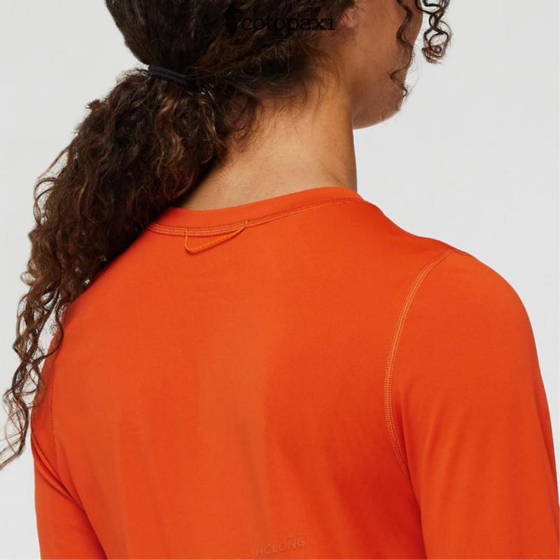 Cotopaxi Fino Long-Sleeve Tech Tee Canyon | YE08-A6-JR