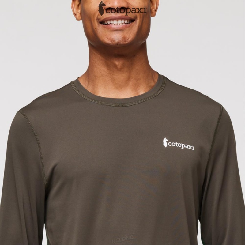 Cotopaxi Fino Long-Sleeve Tech Tee Iron | EZ10-W7-HQ