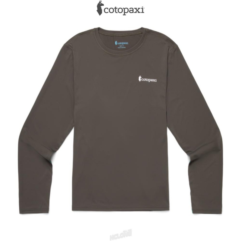 Cotopaxi Fino Long-Sleeve Tech Tee Iron | EZ10-W7-HQ