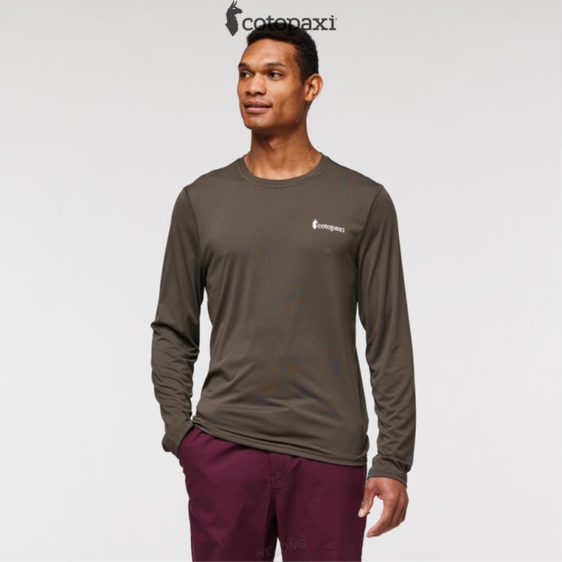 Cotopaxi Fino Long-Sleeve Tech Tee Iron | EZ10-W7-HQ