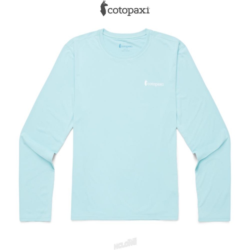 Cotopaxi Fino Long-Sleeve Tech Tee Sea Glass | NR17-C8-EW