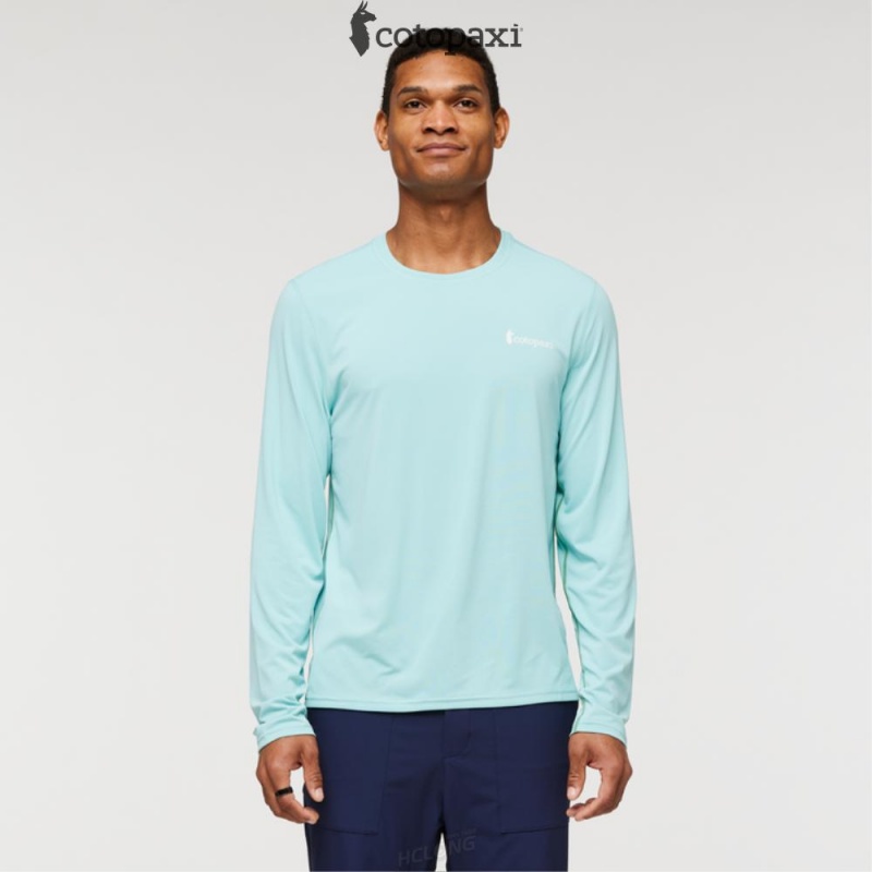 Cotopaxi Fino Long-Sleeve Tech Tee Sea Glass | NR17-C8-EW