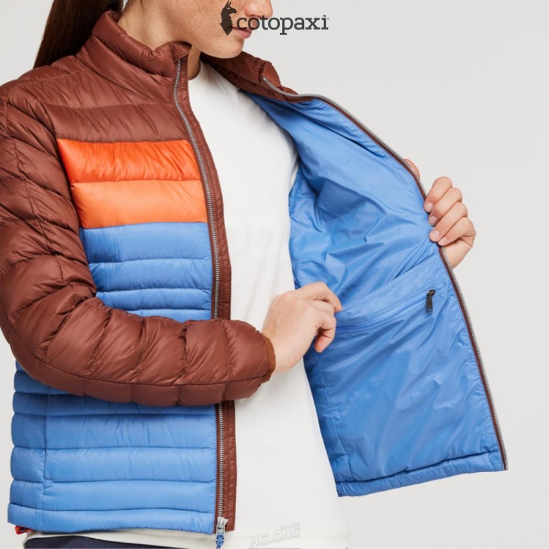 Cotopaxi Fuego Down Jacket Acorn/Lupine | ST00-N8-TT