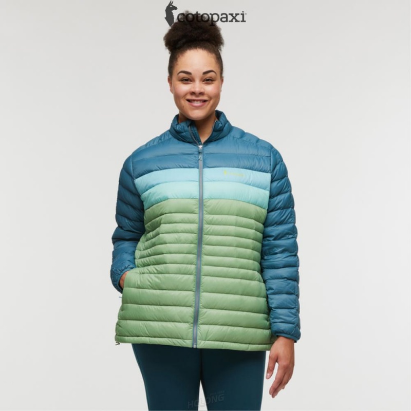 Cotopaxi Fuego Down Jacket Blue Spruce/Aspen | YP68-W1-DK