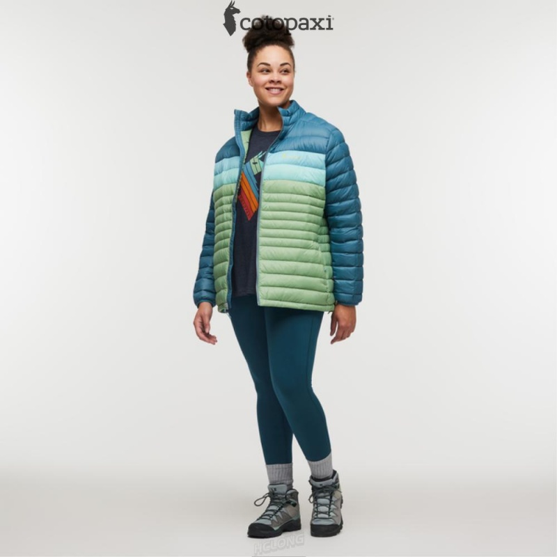 Cotopaxi Fuego Down Jacket Blue Spruce/Aspen | YP68-W1-DK