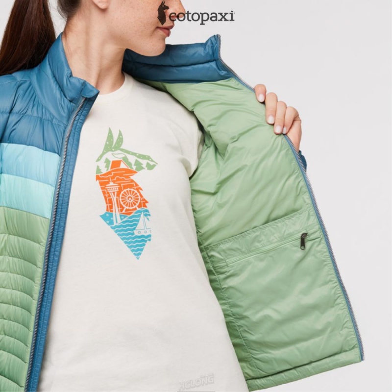 Cotopaxi Fuego Down Jacket Blue Spruce/Aspen | YP68-W1-DK