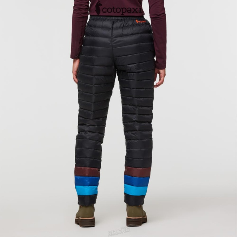 Cotopaxi Fuego Down Pant Black Stripes | AH19-U5-SG