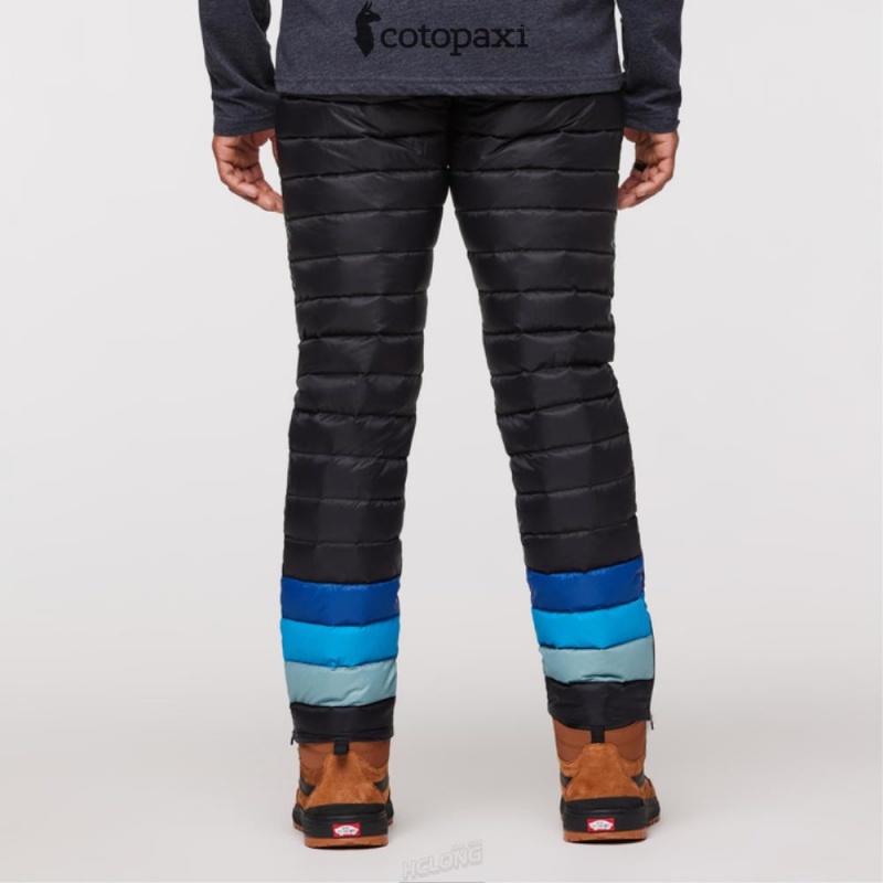 Cotopaxi Fuego Down Pant Black Stripes | CK25-C6-GH