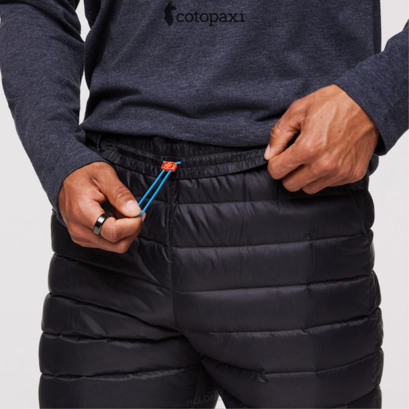 Cotopaxi Fuego Down Pant Black Stripes | CK25-C6-GH