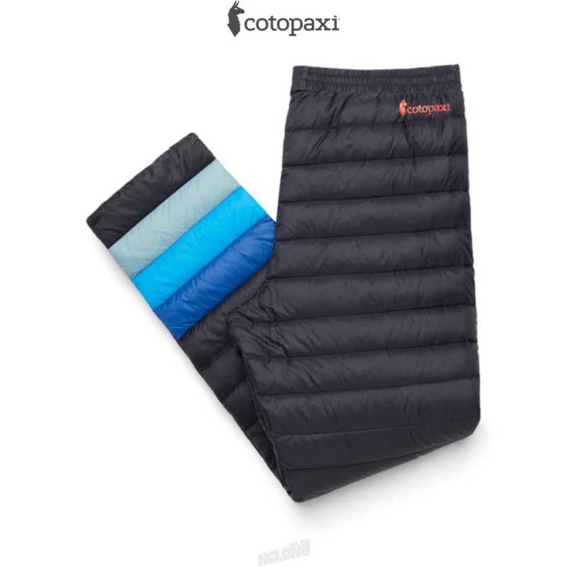 Cotopaxi Fuego Down Pant Black Stripes | CK25-C6-GH