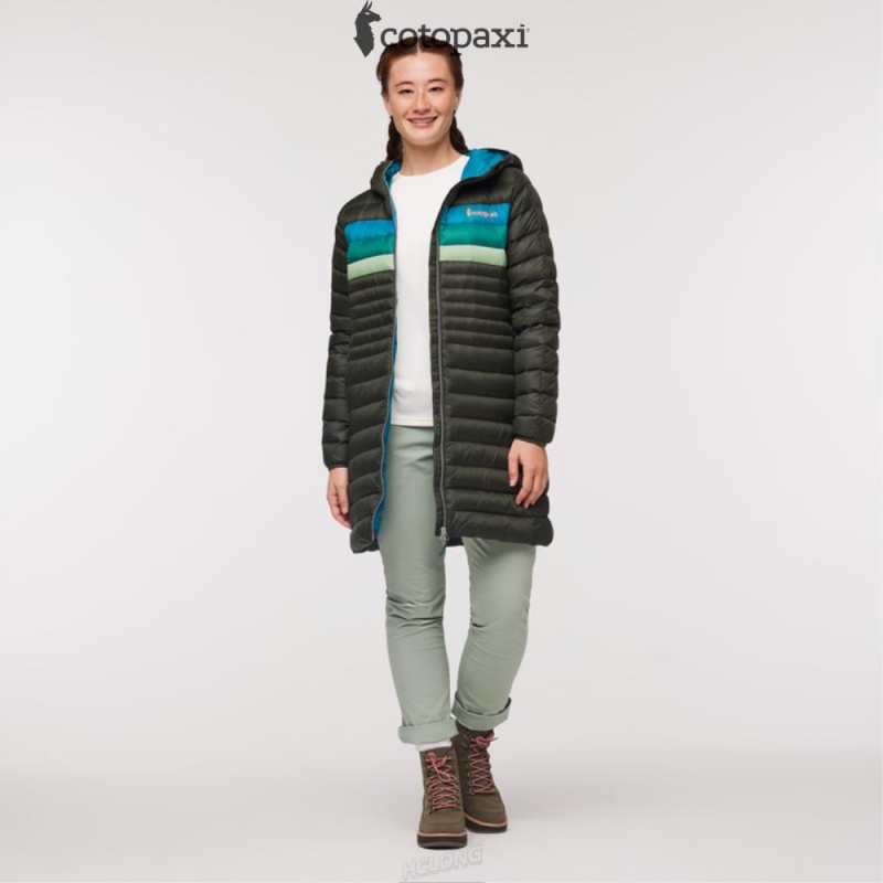 Cotopaxi Fuego Down Parka Woods Stripes | WF10-F0-KT