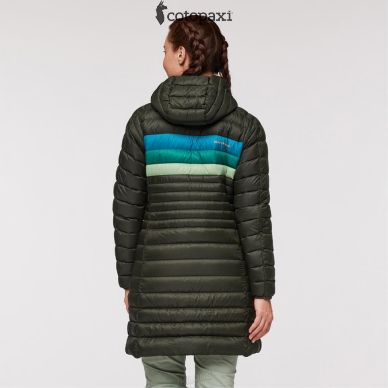 Cotopaxi Fuego Down Parka Woods Stripes | WF10-F0-KT