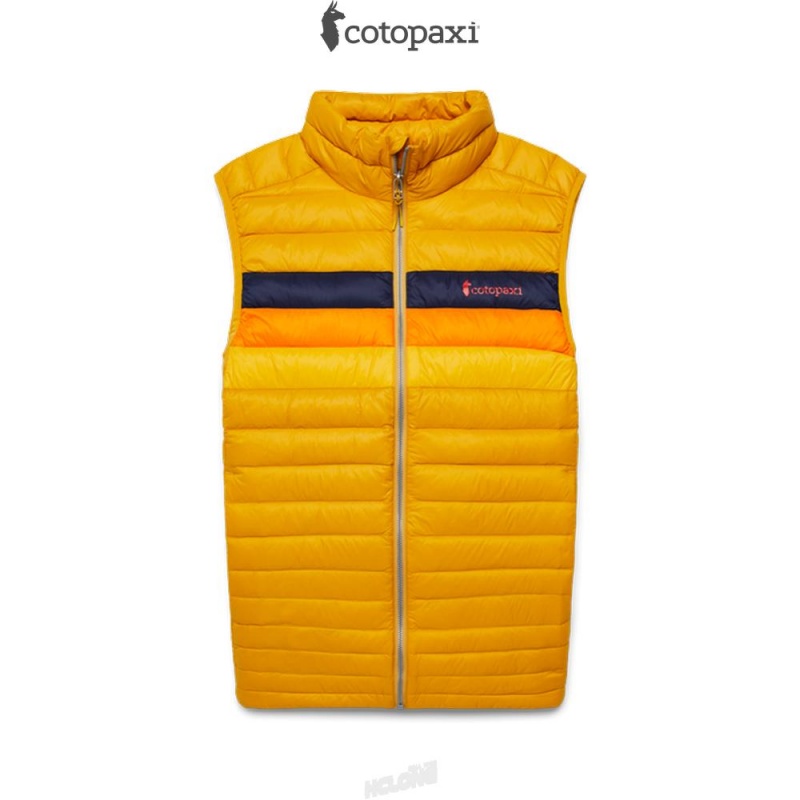 Cotopaxi Fuego Down Vest Amber Stripes | YK27-J5-WE