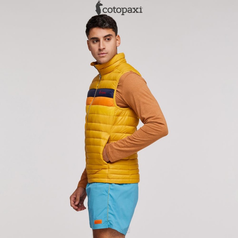 Cotopaxi Fuego Down Vest Amber Stripes | DX51-V5-RJ