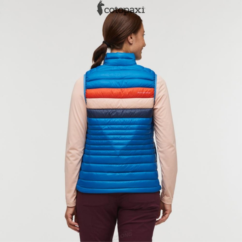 Cotopaxi Fuego Down Vest Atlantic Stripes | JZ27-A6-YI