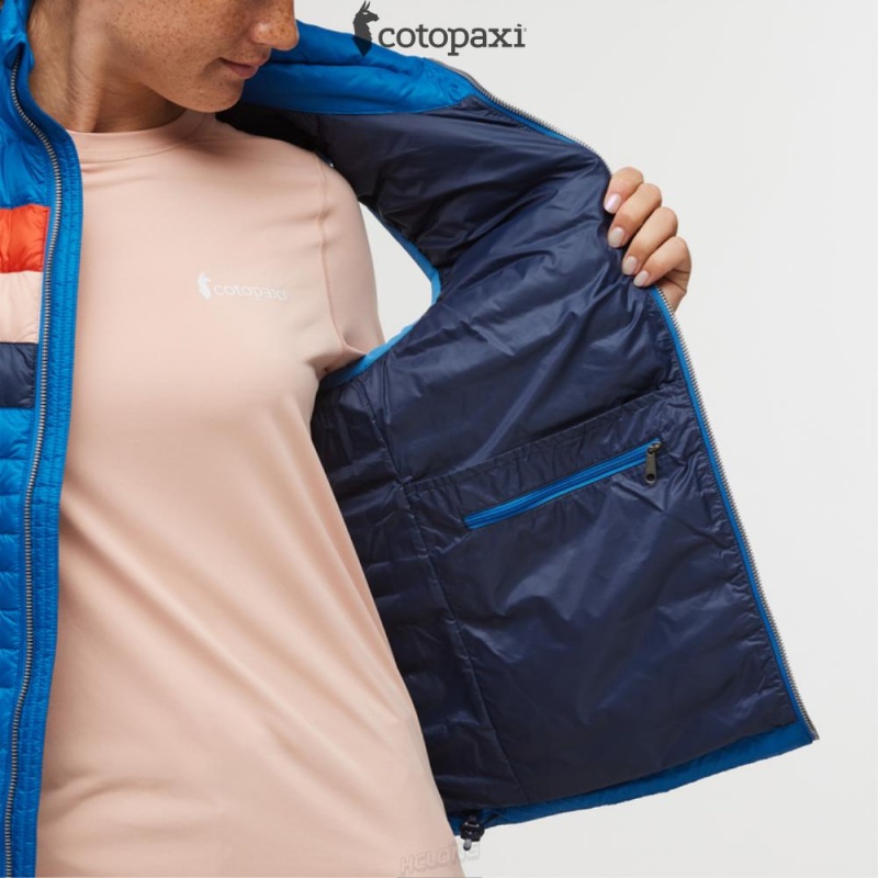 Cotopaxi Fuego Down Vest Atlantic Stripes | JZ27-A6-YI