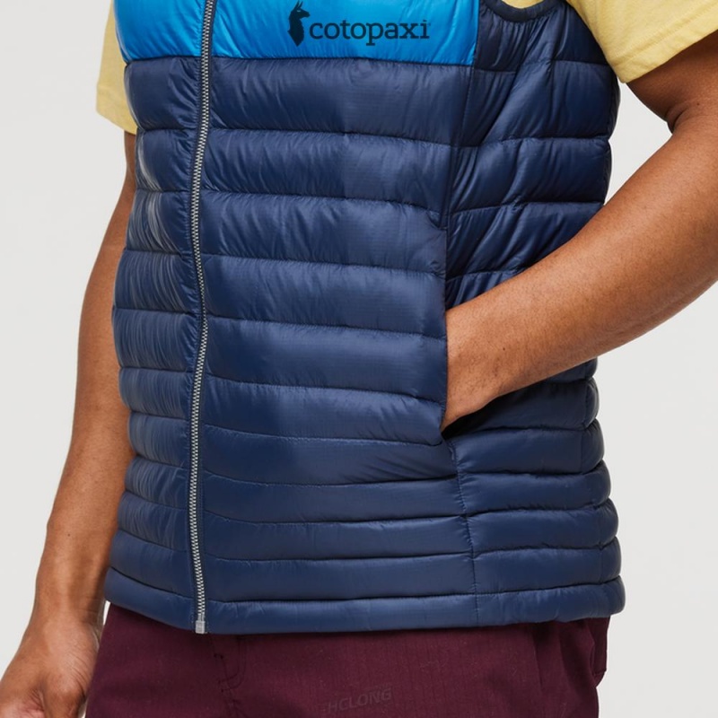 Cotopaxi Fuego Down Vest Ink Stripes | PQ44-W7-JF