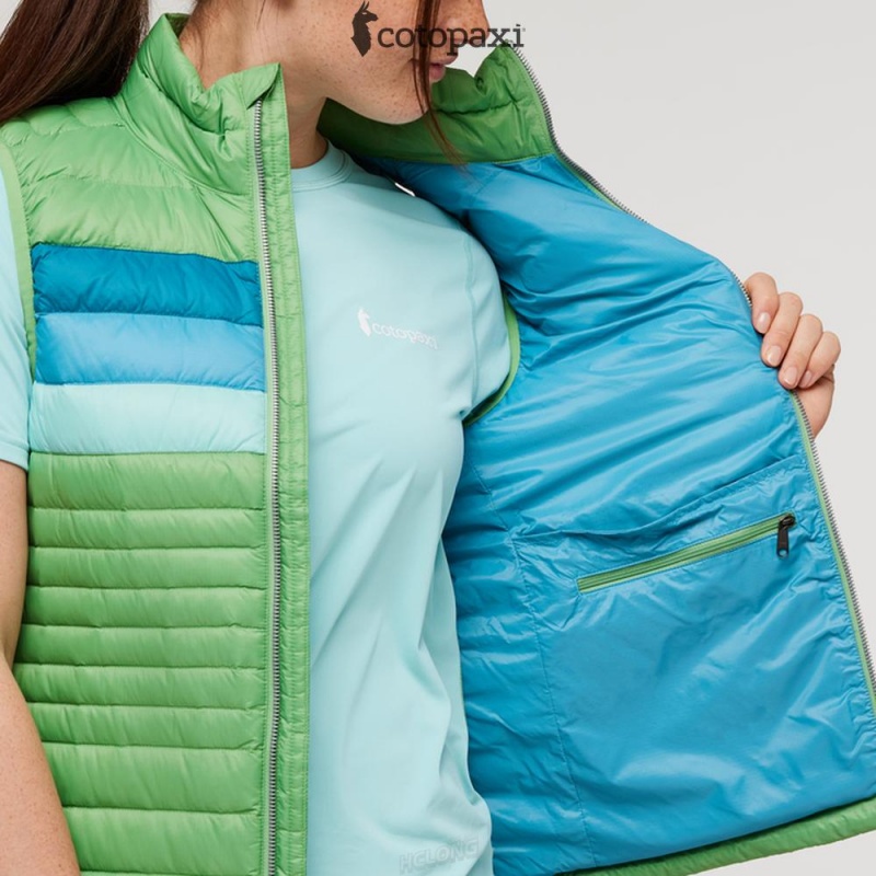 Cotopaxi Fuego Down Vest Kelp Stripes | AP67-J5-VH