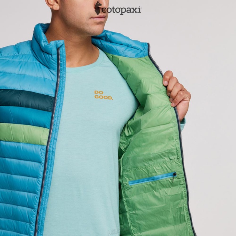 Cotopaxi Fuego Down Vest Poolside Stripes | DD39-H1-BA