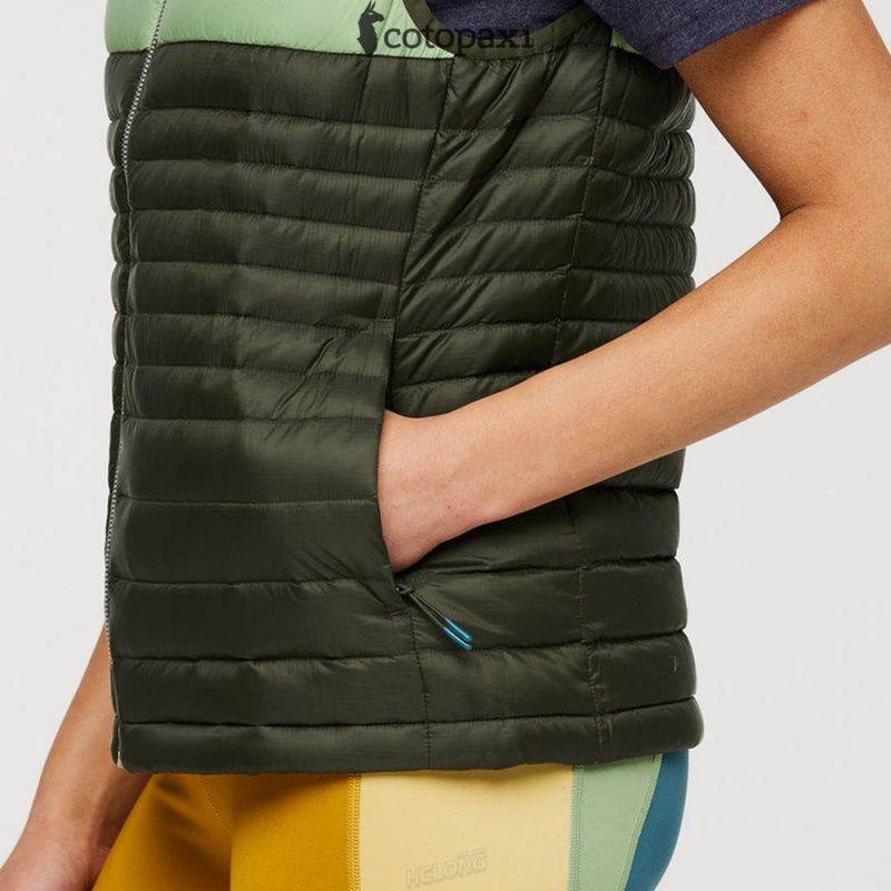 Cotopaxi Fuego Down Vest Woods Stripes | TZ57-D9-XX