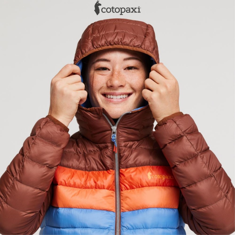 Cotopaxi Fuego Hooded Down Jacket Acorn/Lupine | TX08-S1-LZ