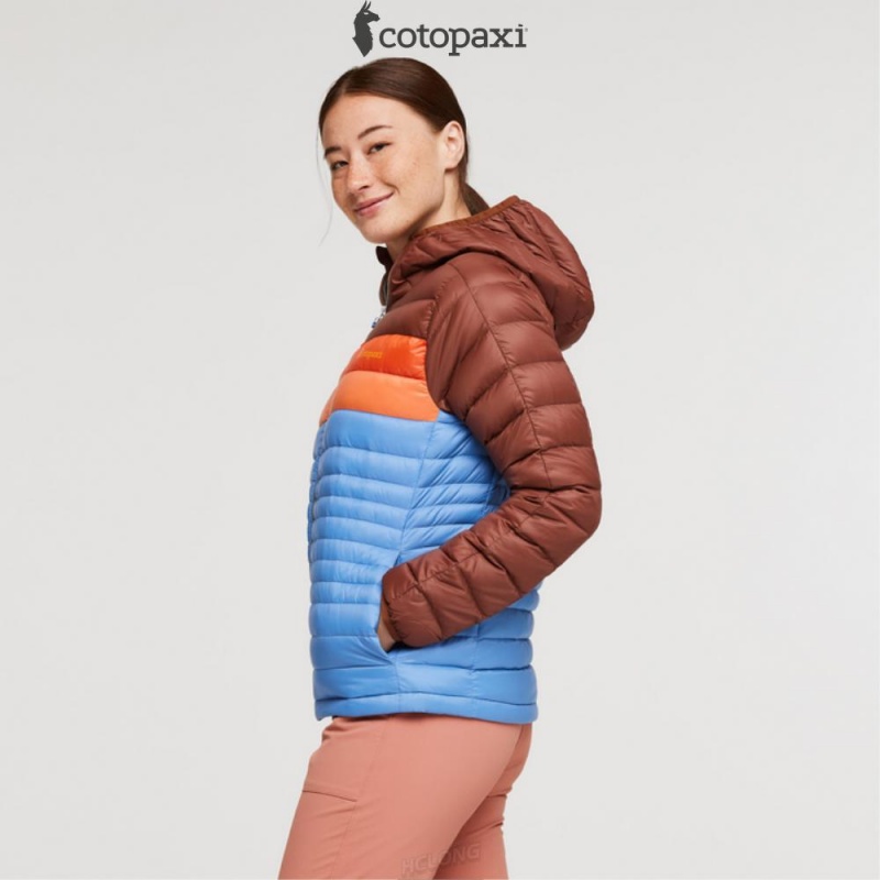 Cotopaxi Fuego Hooded Down Jacket Acorn/Lupine | LJ06-P7-JV