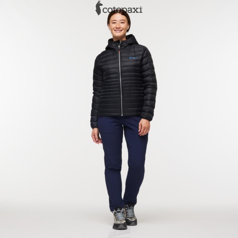 Cotopaxi Fuego Hooded Down Jacket Black | FO79-I3-QN