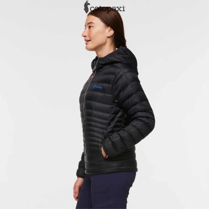 Cotopaxi Fuego Hooded Down Jacket Black | FO79-I3-QN