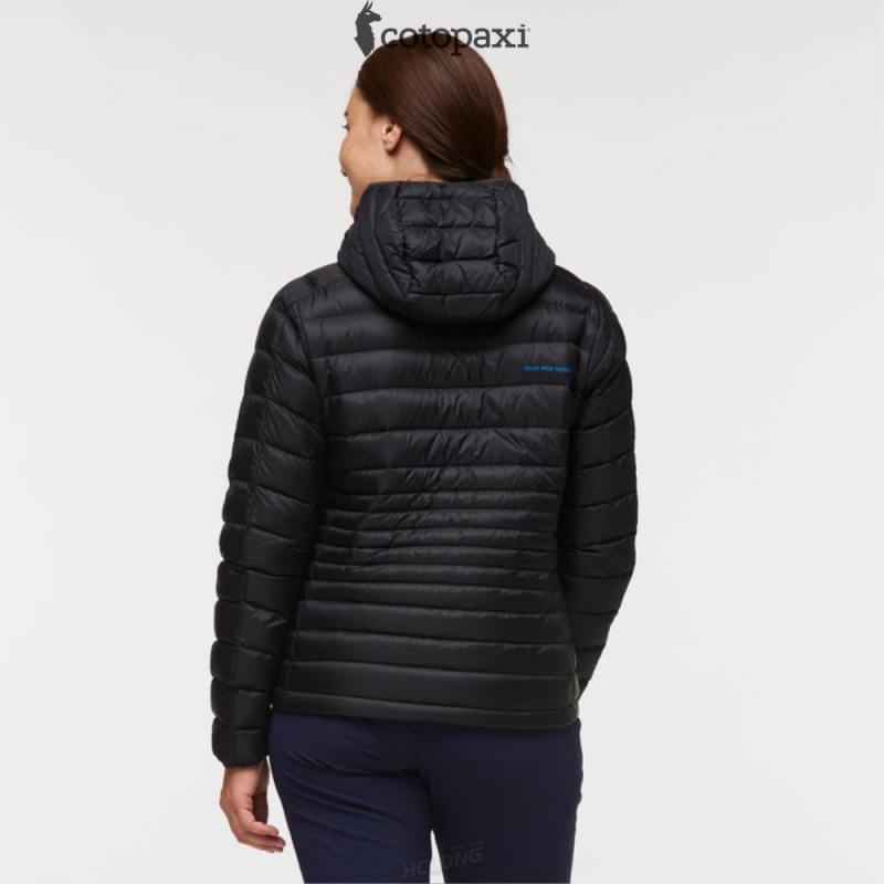 Cotopaxi Fuego Hooded Down Jacket Black | FO79-I3-QN