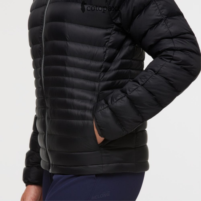 Cotopaxi Fuego Hooded Down Jacket Black | FO79-I3-QN