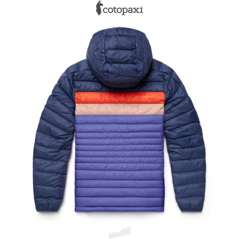 Cotopaxi Fuego Hooded Down Jacket Ink/Amethyst | QS13-U0-EZ