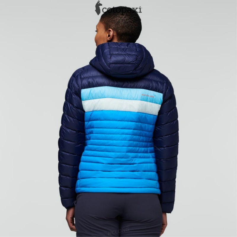 Cotopaxi Fuego Hooded Down Jacket Maritime/Saltwater | RW81-S4-LV