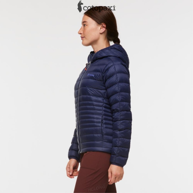 Cotopaxi Fuego Hooded Down Jacket Maritime | GG13-Z9-FR