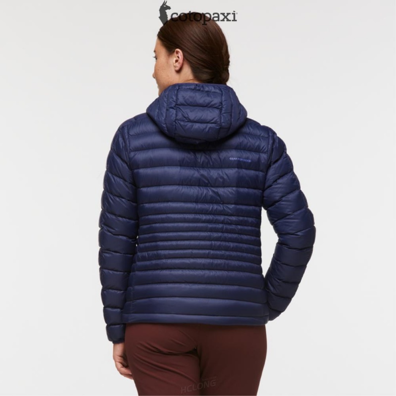 Cotopaxi Fuego Hooded Down Jacket Maritime | GG13-Z9-FR