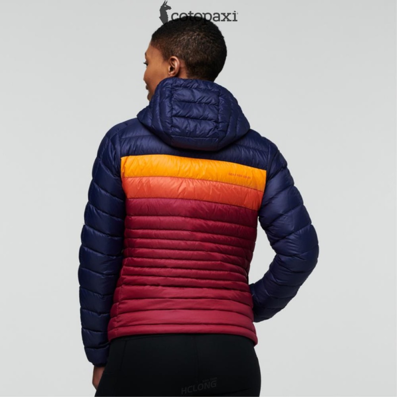 Cotopaxi Fuego Hooded Down Jacket Maritime/Saltwater | DI65-G3-PL