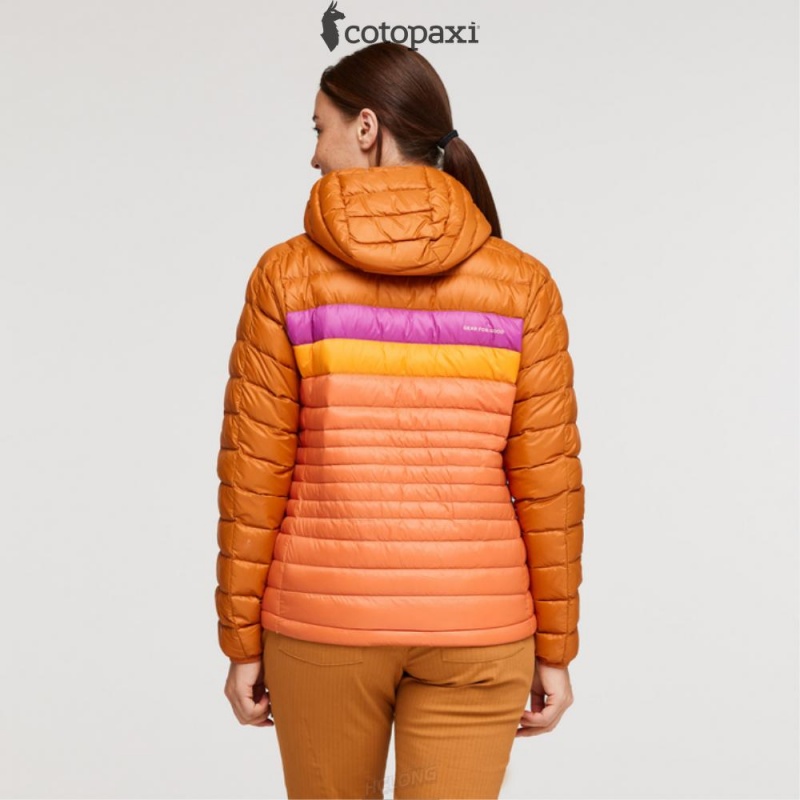 Cotopaxi Fuego Hooded Down Jacket Mezcal/Nectar | OJ51-B0-VL