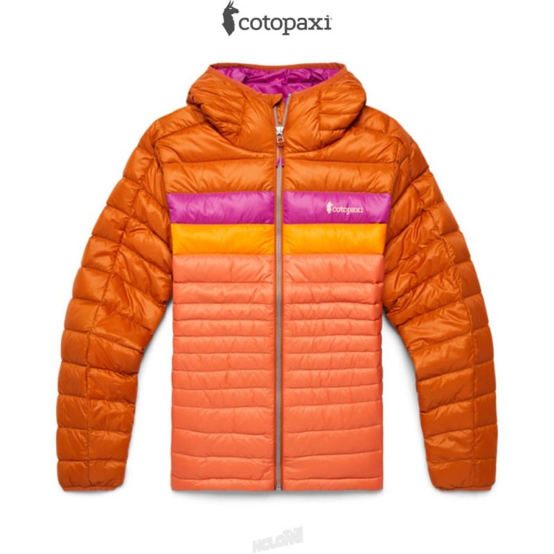 Cotopaxi Fuego Hooded Down Jacket Mezcal/Nectar | OJ51-B0-VL