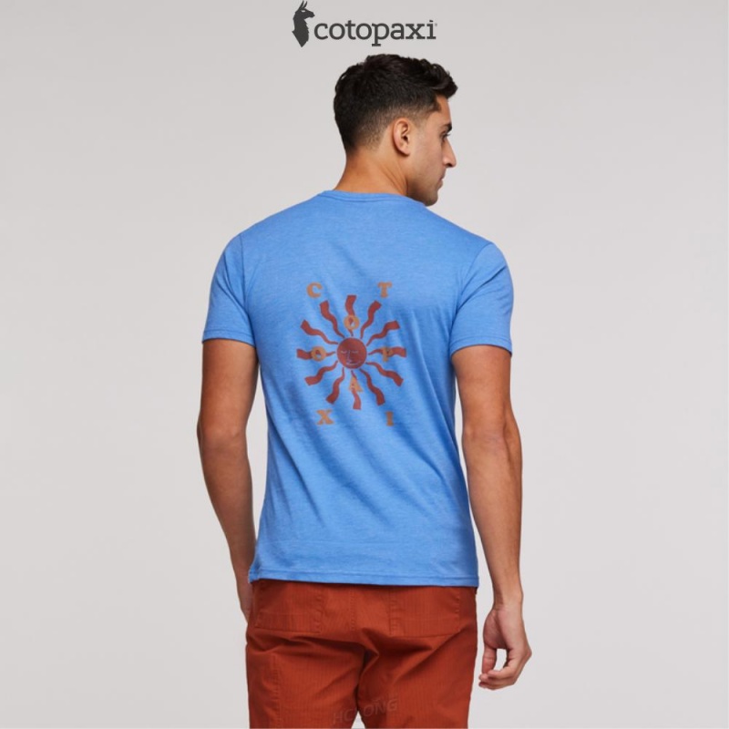 Cotopaxi Happy Day T-Shirt Lupine | JE25-M5-MY