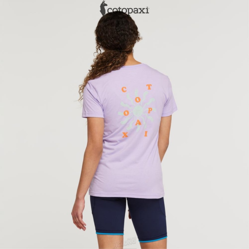 Cotopaxi Happy Day T-Shirt Thistle | DR73-T3-PE