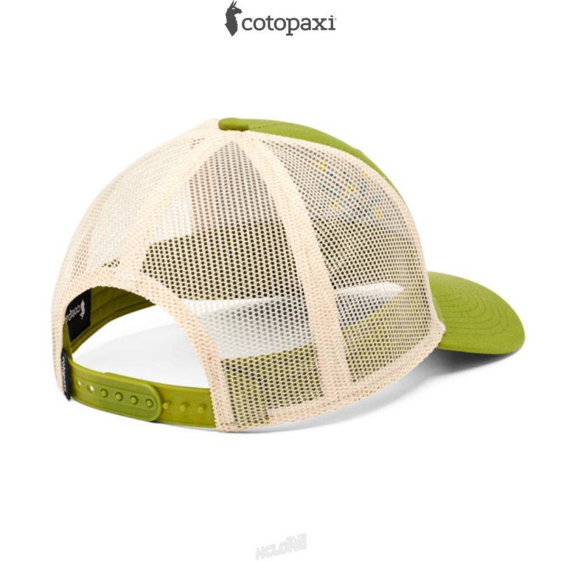 Cotopaxi Happy Day Trucker Hat Cedar | WH77-F8-ZE