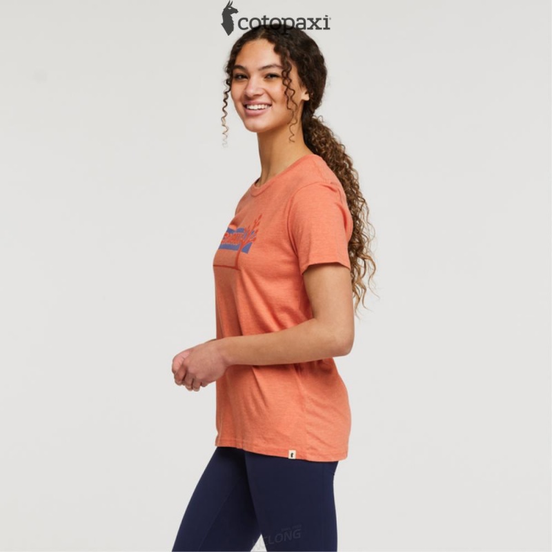 Cotopaxi Hello Desert T-Shirt Nectar | XD94-O5-EG