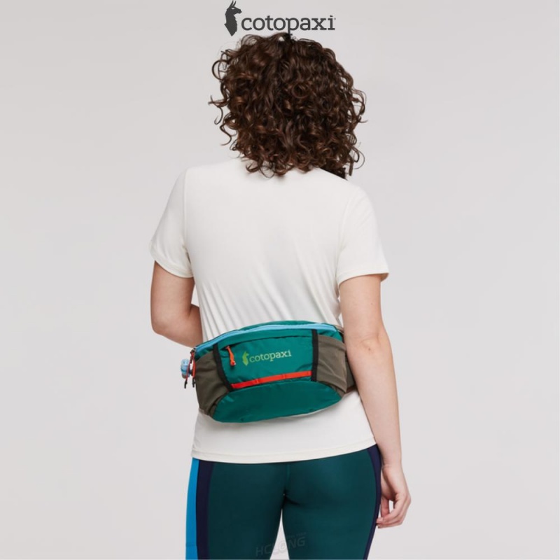 Cotopaxi Lagos 5L Hydration Hip Pack Greenery/Iron | MG47-H2-AQ