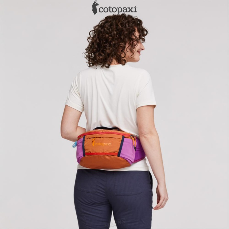 Cotopaxi Lagos 5L Hydration Hip Pack Mezcal/Foxglove | UV99-N7-KH