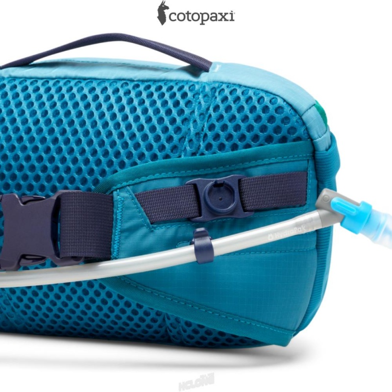 Cotopaxi Lagos 5L Hydration Hip Pack Poolside/Gulf | HT00-O2-MS