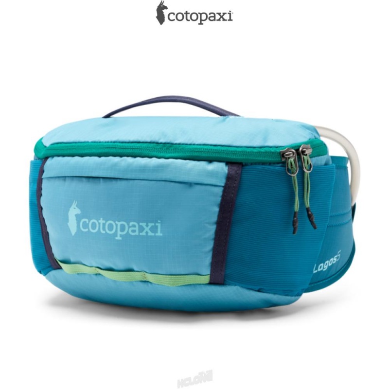 Cotopaxi Lagos 5L Hydration Hip Pack Poolside/Gulf | HT00-O2-MS