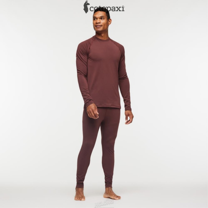 Cotopaxi Liso Baselayer Top Chestnut | AN11-C0-YR